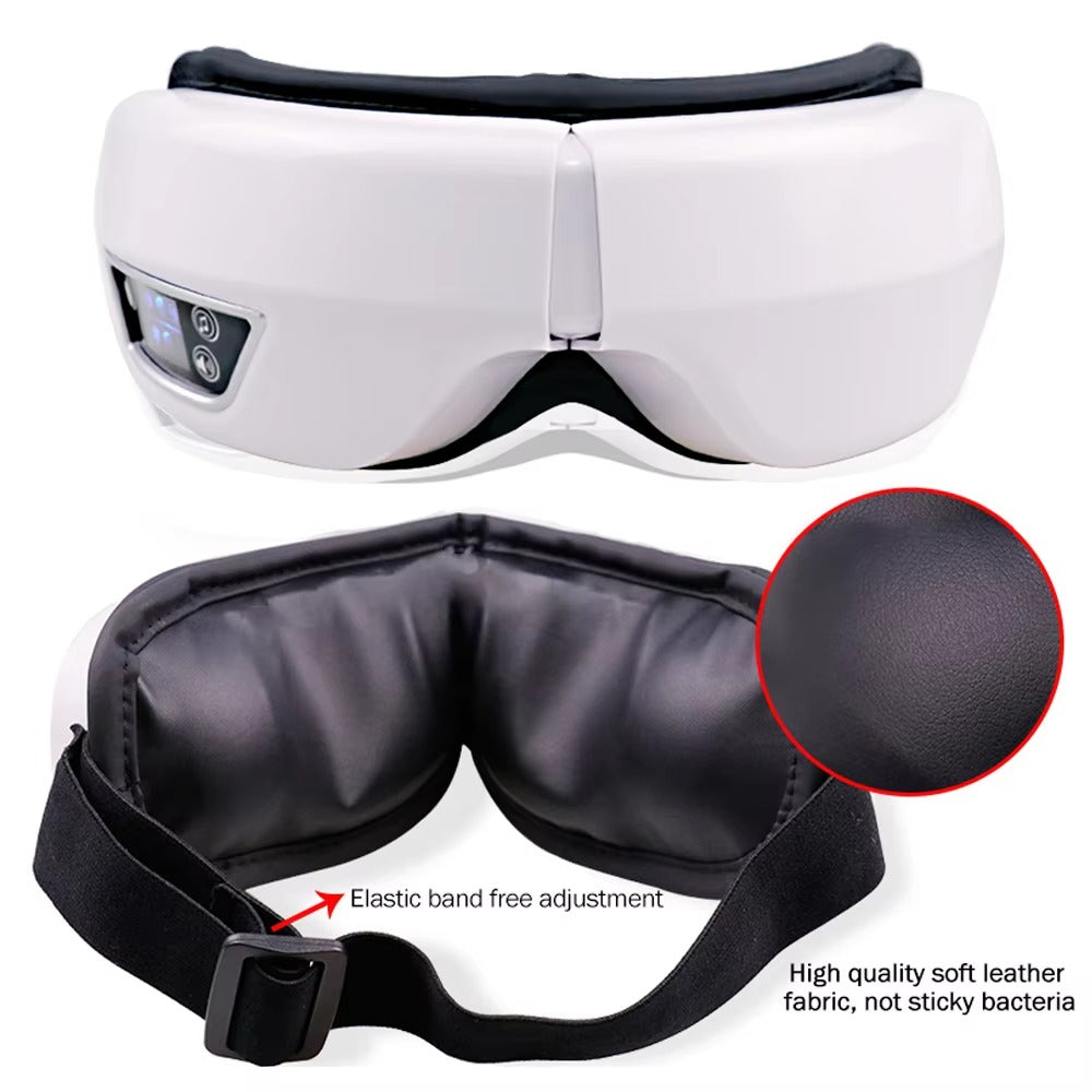 Eye Massager with Heat & Bluetooth Music – 4 Modes