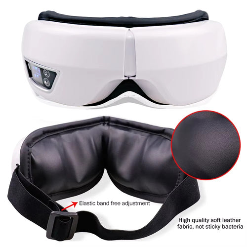 Eye Massager with Heat & Bluetooth Music – 4 Modes