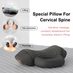 Cervical Neck Traction Pillow with Heat & Vibration Massage
