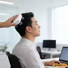Silicone Scalp Massager – Adjustable Head Massage