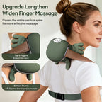 Wireless Neck & Shoulder Massager with Human-Hand Kneading Motion – Full Body Use