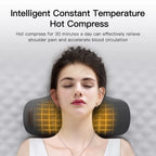 Cervical Neck Traction Pillow with Heat & Vibration Massage