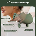 Wireless Neck & Shoulder Massager with Human-Hand Kneading Motion – Full Body Use