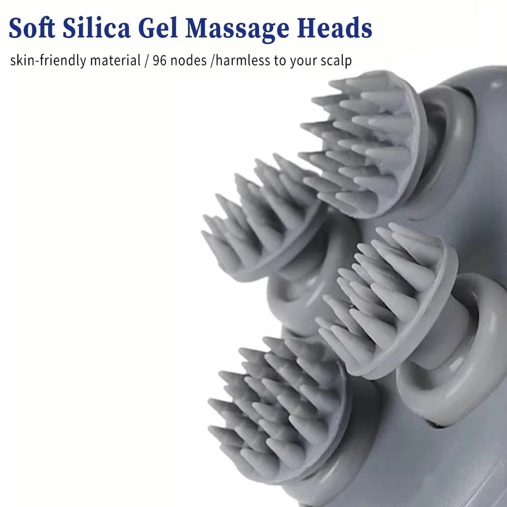 Silicone Scalp Massager – Adjustable Head Massage