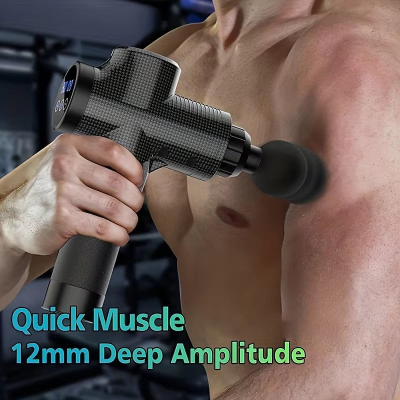 Deep Tissue Massage Gun – 30-Level Percussion