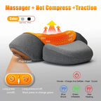 Cervical Neck Traction Pillow with Heat & Vibration Massage